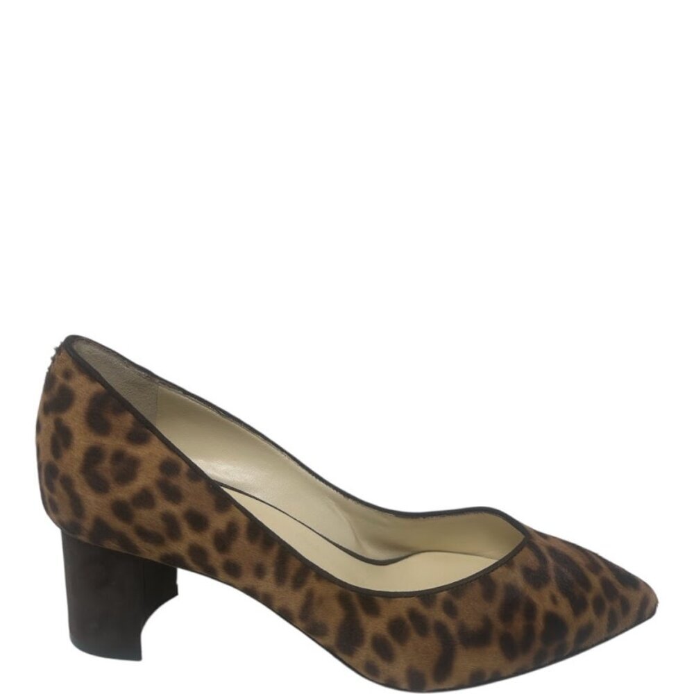 New Sarah Flint Perfect Emma Chocolate Leopard Haircalf Pointed Toe 50mm Pumps 8 - Picture 3 of 15